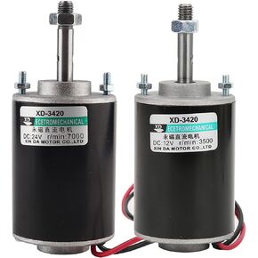 12/24V 30W CW/CCW High Speed Permanent Micro DC Magnet Motor Low Noise Permanent Magnet DC Motor for DIY Generator(24V 7000rpm) in Kuwait