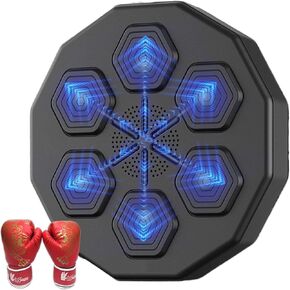 Music Boxing Machine - Boxing Machine Wall Mounted - Boxing Training Punching Equipment, Smart Boxing Target Workout Machine, Home Workout, Stress Relief