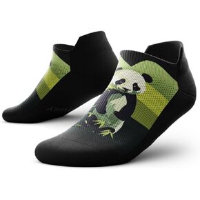 Outway Men's and Women's Ankle Socks, Moisture-Wicking Athletic Ankle Socks with Arch Support, Colorful Design