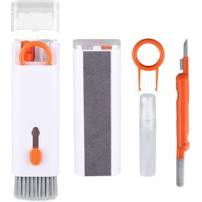 IFTHFOUR Keyboard Cleaning Kit Laptop Cleaner, 21-in-1 Computer Screen Cleaning Kit, Desktop Vacuum Cleaner, Cleaning Brush Tool for MacBook iPad, iPhone Pro, Earbuds, TV Camera Monitor