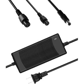 42V 2A Electric Scooter Charger with 4 Plugs, 36V Ebike Charger Replacement Universal for Jetson, Razor, Bird, Gotrax, Ninebot, Hiboy, Sisigad and More