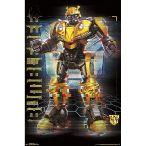 Trends International Hasbro Transformers: Bumblebee - Glitch Wall Poster, 22.375" x 34", Premium Unframed Version