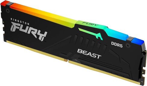 Kingston Fury Beast RGB 32GB (2x16GB) 6000MT/s DDR5 CL30 Desktop Memory | AMD Expo | Plug N Play | Kit of 2 | KF560C30BBEAK2-32 in Saudi Arabia