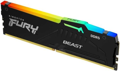 Kingston Fury Beast RGB 32GB (2x16GB) 6000MT/s DDR5 CL30 Desktop Memory | AMD Expo | Plug N Play | Kit of 2 | KF560C30BBEAK2-32 in Saudi Arabia