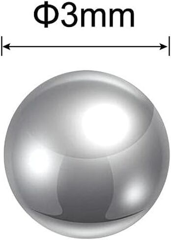 uxcell 1500pcs 2.5mm 201 Stainless Steel Bearing Balls G200 Precision in Saudi Arabia