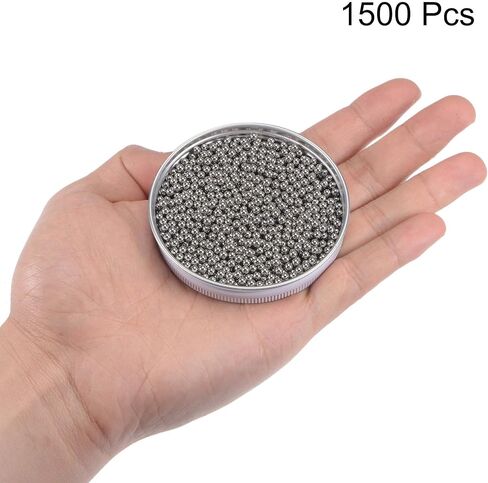 uxcell 1500pcs 2.5mm 201 Stainless Steel Bearing Balls G200 Precision in Saudi Arabia