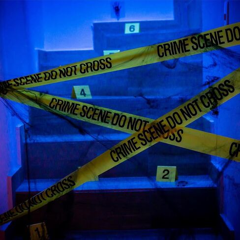 Crime Scene Do Not Cross Barricade Tape 2 Pack 3 inch X 1000 feet, Bright Yellow with a Bold Black Print, Danger/Hazardous Area, Ideal Use for Halloween Decorations, Party, Work-Site in Saudi Arabia