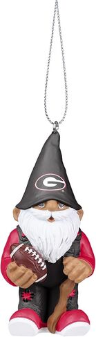 FOCO - NCAA 3.5" Team Gnome Resin Xmas Christmas Tree Hanging Ornament (Georgia Bulldogs) in Saudi Arabia