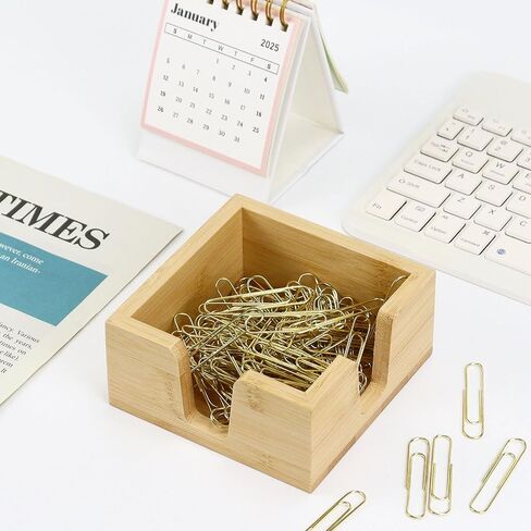MultiBey Sticky Notes Memo Pad Holder Dispenser Original Wood Color Bamboo Desk Supplies Organizer Accessories for Office Home Schools in Saudi Arabia