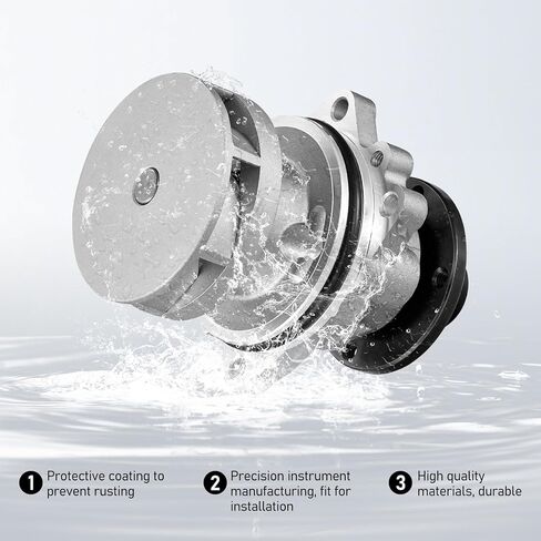 BDFHYK PW423 Automotive Engine Water Pump Kit Compatible with 2003-2004 E-350 Club Wagon,E-350,E-450,Excursion,F-250,F-350,F-450,F-550,F-650,F-750 V8 6.0L,Replace#41185,3C3Z8501A,3C3Z8501AA,PW423 in Saudi Arabia