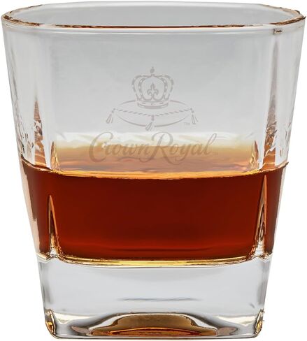 قالب ثلج كراون رويال مع 2 كأس ويسكي متوافق مع الترخيص الأصلي - ملحقات ويسكي ممتازة in Kuwait