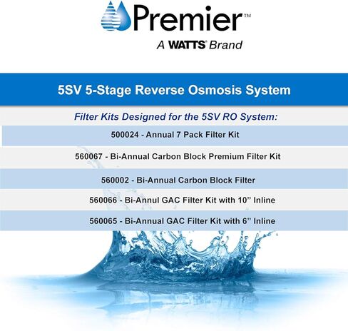 نظام واتس بريميير WP500032 5SV ذو 5 مراحل للتناضح العكسي in Kuwait