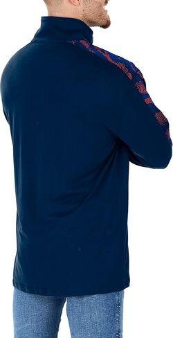 Zubaz NFL Mens Solid 1/4 Zip with Team Viper Liner in Kuwait