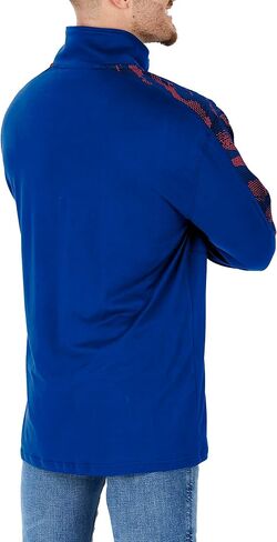 Zubaz NFL Mens Solid 1/4 Zip with Team Viper Liner in Kuwait