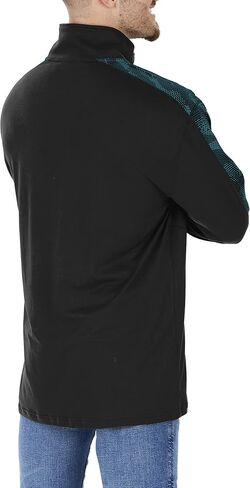 Zubaz NFL Mens Solid 1/4 Zip with Team Viper Liner in Kuwait