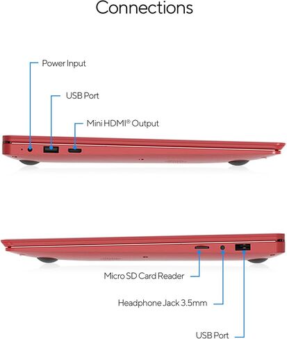 كمبيوتر محمول Core Innovations مقاس 15.6 بوصة عالي الدقة Intel 4GB RAM و64GB SSD مع نظام التشغيل Windows 11 - أزرق in Kuwait