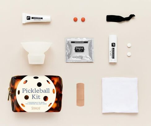 Pinch Provisions Pickleball Kit, 9 Must-Have Emergency Essentials for Pickleball, Includes Ball Retriever & Cooling Bands, Perfect for Pickleball Players, Father's Day, Mother's Day or Gym Bags in Saudi Arabia