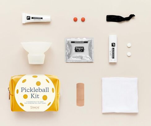 Pinch Provisions Pickleball Kit, 9 Must-Have Emergency Essentials for Pickleball, Includes Ball Retriever & Cooling Bands, Perfect for Pickleball Players, Father's Day, Mother's Day or Gym Bags in Saudi Arabia