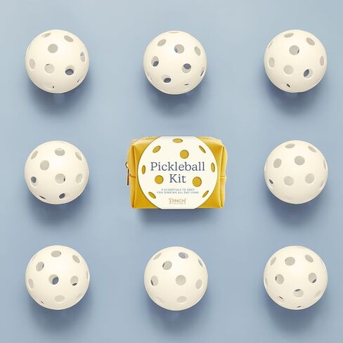 Pinch Provisions Pickleball Kit, 9 Must-Have Emergency Essentials for Pickleball, Includes Ball Retriever & Cooling Bands, Perfect for Pickleball Players, Father's Day, Mother's Day or Gym Bags in Saudi Arabia