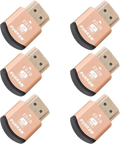 دمية التوصيل بدون رأس محاكي عرض الشبح متوافق مع HDMI متوافق مع HDMI (مناسب بدون رأس-1920x1080 الجيل الجديد عند 60 هرتز) -6 عبوات in Saudi Arabia