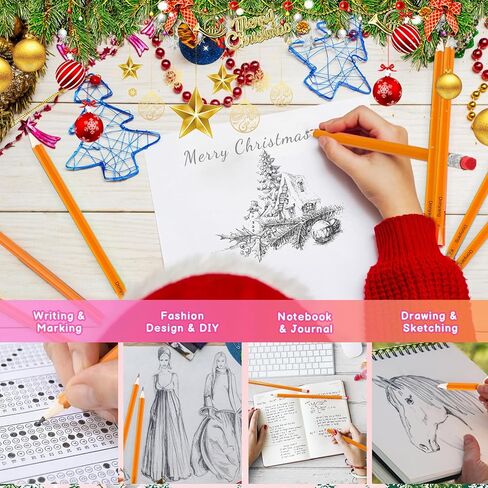 50 عبوة من أقلام الرصاص رقم 2 مع ممحاة، مجموعة كبيرة من أقلام الرصاص الجرافيت الصفراء لمستلزمات مكتب المعلم في الفصول الدراسية، رقم 2 قلم رصاص HB لكتابة هدايا رسم ورسم هدايا لحفلات الأطفال in Kuwait