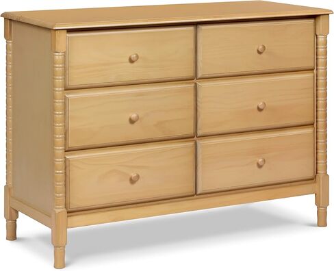 DaVinci Jenny Lind Spindle 6-Drawer Dresser in White in Kuwait