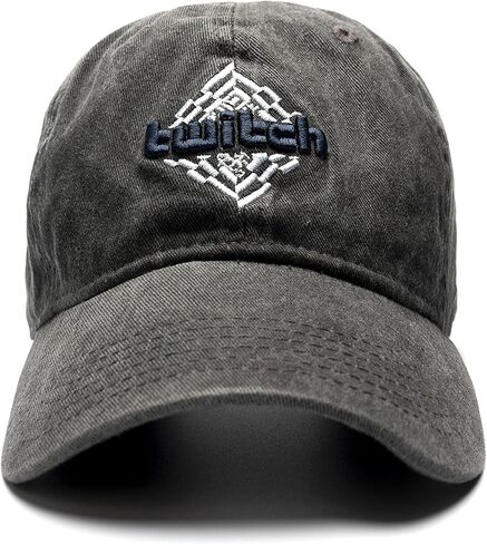 Twitch Baseball Hat - Grey in Saudi Arabia