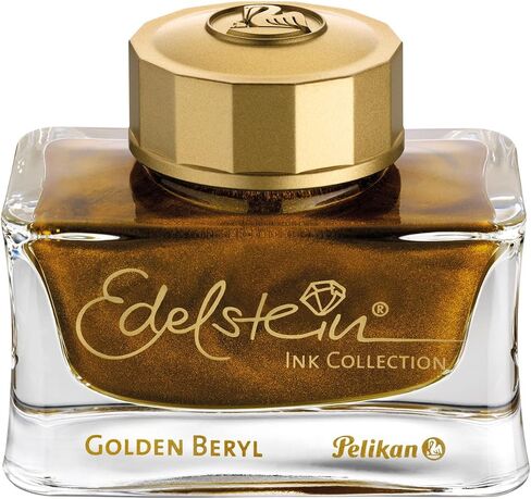 حبر معبأ في زجاجات من Pelikan Edelstein لأقلام النافورة، Moonstone (فضي-رمادي)، 50 مل، 1 لكل منها (300827) in Kuwait