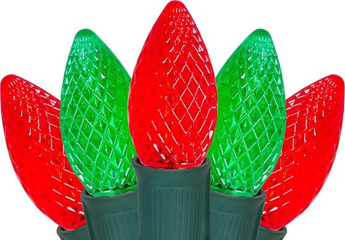 25 Pack Replacement c7 LED Halloween Light Bulbs Shatterproof C7 Led Light Bulbs 1W Mini Bulb Candelabra E12 Base Decor Purple Light Bulbs, String Lights, Window Candle Indoor Outdoor in Saudi Arabia