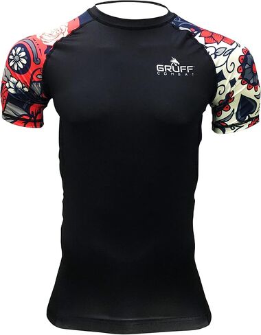 BJJ Rash Guards Grappling MMA Jiu Jitsu No Gi UFC Shirt Fight Wear, Short Sleeves in Kuwait