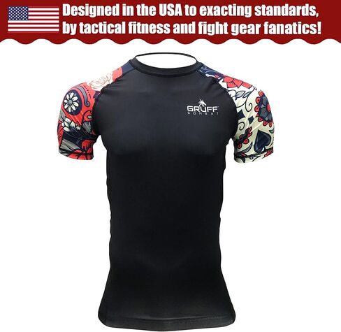 BJJ Rash Guards Grappling MMA Jiu Jitsu No Gi UFC Shirt Fight Wear, Short Sleeves in Kuwait