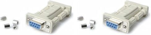 StarTech.com DB9 RS232 Serial Null Modem Adapter - F/F - Null modem adapter - DB-9 (F) to DB-9 (F) - NM9FF in Saudi Arabia