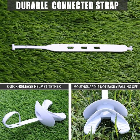 Gy Football Mouth Guard Football Mouthpiece, Mouthguard with Strap for Hockey/Lacrosse/Wrestling/Boxing/Basketball, Fits Adults/Youth/Kids 11+ (Black) in Kuwait