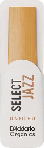 D’Addario Woodwinds - Organic Select Jazz Alto Saxophone Reeds - Alto Sax Reeds - Individually Sealed - Unfiled, Medium, Strength 2, 3-Pack in Saudi Arabia