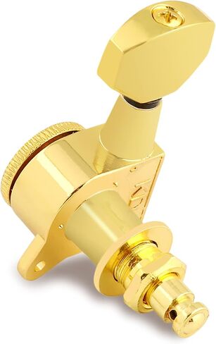 Rubatone Locking Guitar String Tuning Pegs Sealed Machine Heads Tuners Tuning Keys 6 In Line for Right Handed Electric Guitar or Acoustic Guitar Chrome. in Saudi Arabia