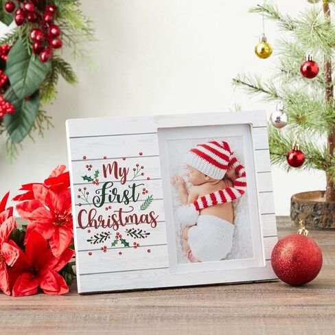 Juvale My First Christmas Picture Frame for 4x6 and 5x7 Inch Photos (9.8 x 7.8 In) in Saudi Arabia