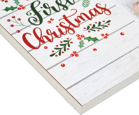 Juvale My First Christmas Picture Frame for 4x6 and 5x7 Inch Photos (9.8 x 7.8 In) in Saudi Arabia