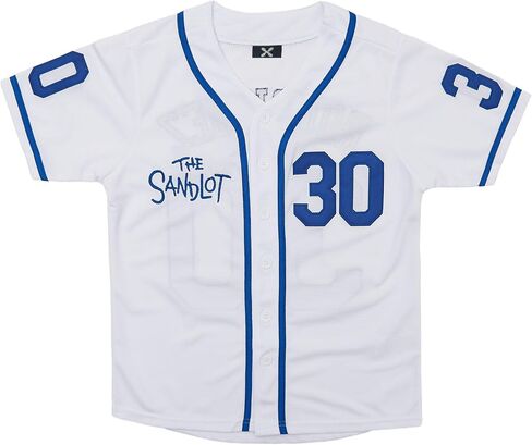 Youth The Sandlot #30 Benny The Jet Rodriguez Moive Jersey, #5 Michael Squints Print Kids Baseball Jersey in Saudi Arabia