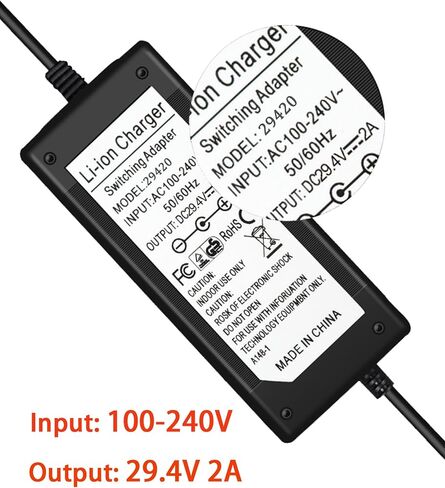 42V 2A Electric Scooter Charger with 4 Plugs, 36V Ebike Charger Replacement Universal for Jetson, Razor, Bird, Gotrax, Ninebot, Hiboy, Sisigad and More in Saudi Arabia