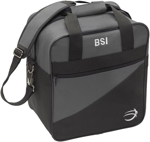 BSI Solar Bowling Carry Bag that Holds One Bowling Ball and has Interior Shoe Pockets that Hold Up to Size 13 Shoes- Black in Saudi Arabia