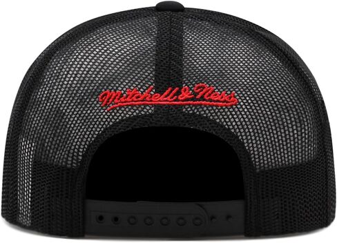 قبعة ميتشل آند نيس سينسيناتي ريدز MLB Script Trucker Mesh Snapback Hat - أسود in Saudi Arabia