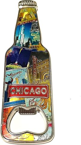 SUREG Bottle Shaped Souvenir Fridge Bottle Opener Magnet Various States and Cities Collectible Retro Collage Design Souvenir Collectible Bottle Opener Fridge Magnet 1 Item (Colorado) in Saudi Arabia