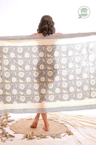 Women's Cotton Sarong Wrap Beachwear Cover Up Swimsuit Pareo Solid Color 73x44 inch Swimwear in Saudi Arabia