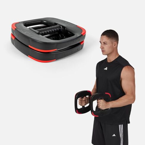 أوزان حرة مريحة من Les Mills™ مزدوجة الأغراض بوزن 5.5 رطل لمعدات التمارين المنزلية، وألواح أوزان التمارين، وأوزان اليد لتمارين الجسم بالكامل in Kuwait