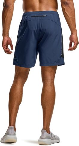 TSLA Men's Active Running Shorts, Training Exercise Workout Shorts, Quick Dry Gym Athletic Performance Shorts with Pockets in Saudi Arabia