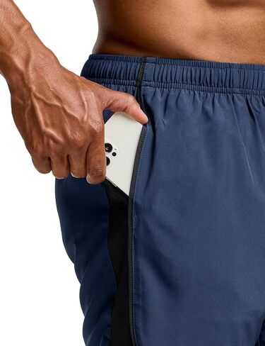 TSLA Men's Active Running Shorts, Training Exercise Workout Shorts, Quick Dry Gym Athletic Performance Shorts with Pockets in Saudi Arabia