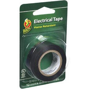 Duck 299004 Pro Electrical Tape 3/4-Inch x 50 ft 1-Inch Core Black 3/Pack