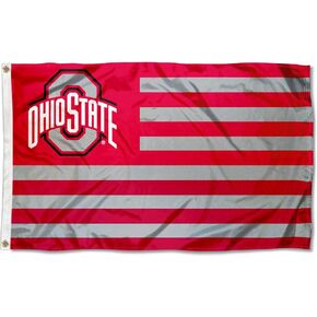 College Flags & Banners Co. Ohio State Buckeyes Stars and Stripes Nation Flag