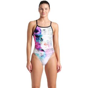 ARENA Women's Performance Airbrush Challenge Back Swimsuit Sporty Bathing Suit
