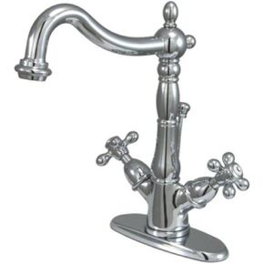 Kingston Brass KS1435AX Heritage Bathroom Faucet, 6-1/2-Inch, Oil Rubbed Bronze